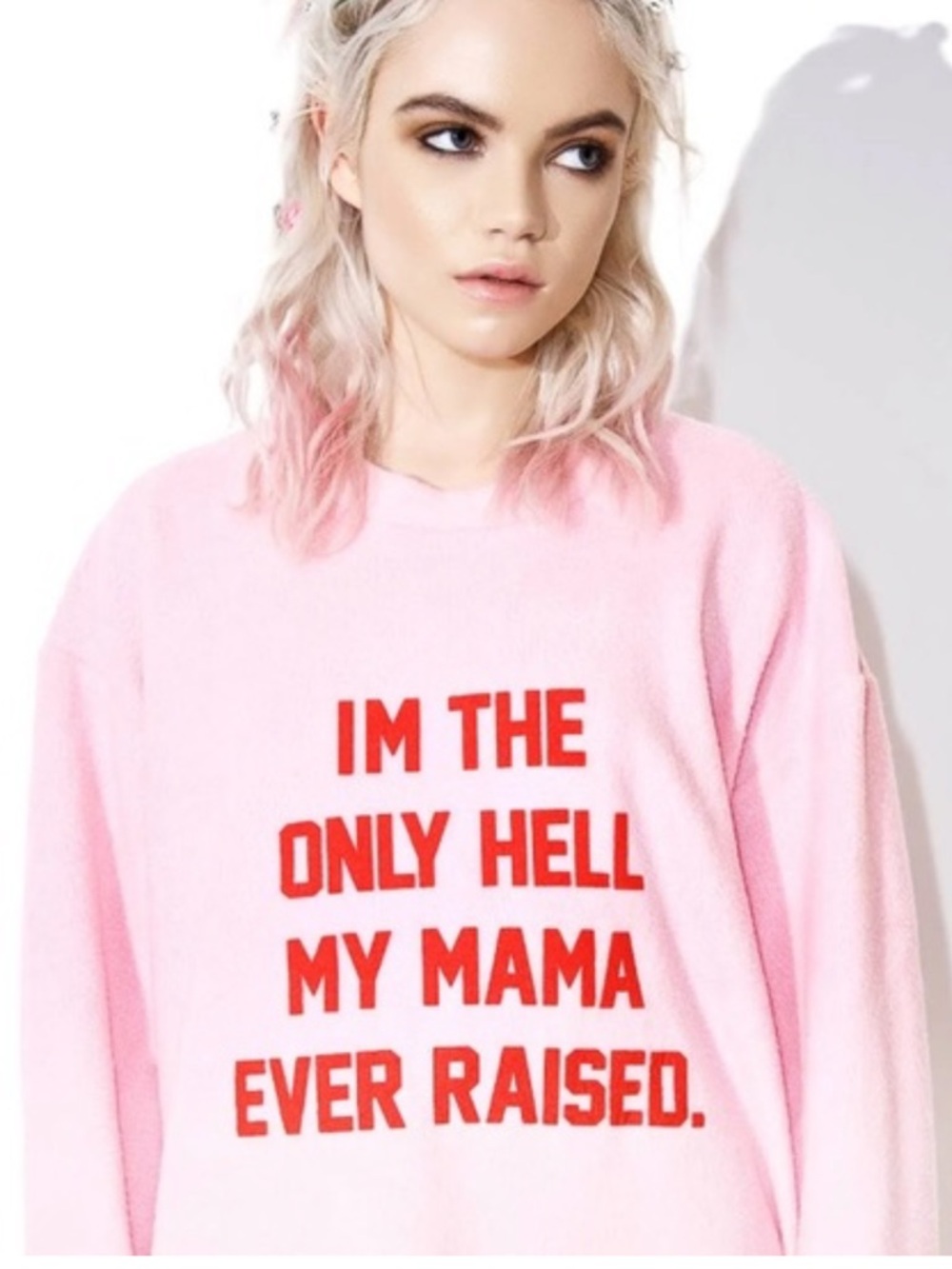 Daydream Nation LA “I’M The Only Hell My Mama Ever Raised” Sweatshirt